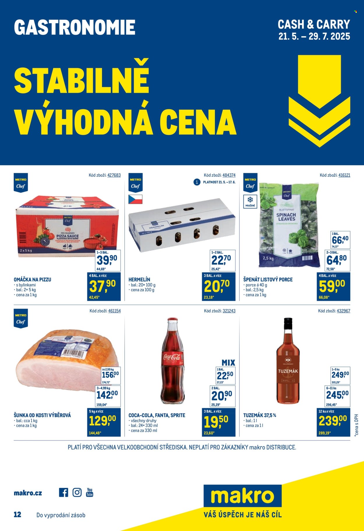 Leták MAKRO - 21. 5. 2025 - 29. 7. 2025. Strana 1