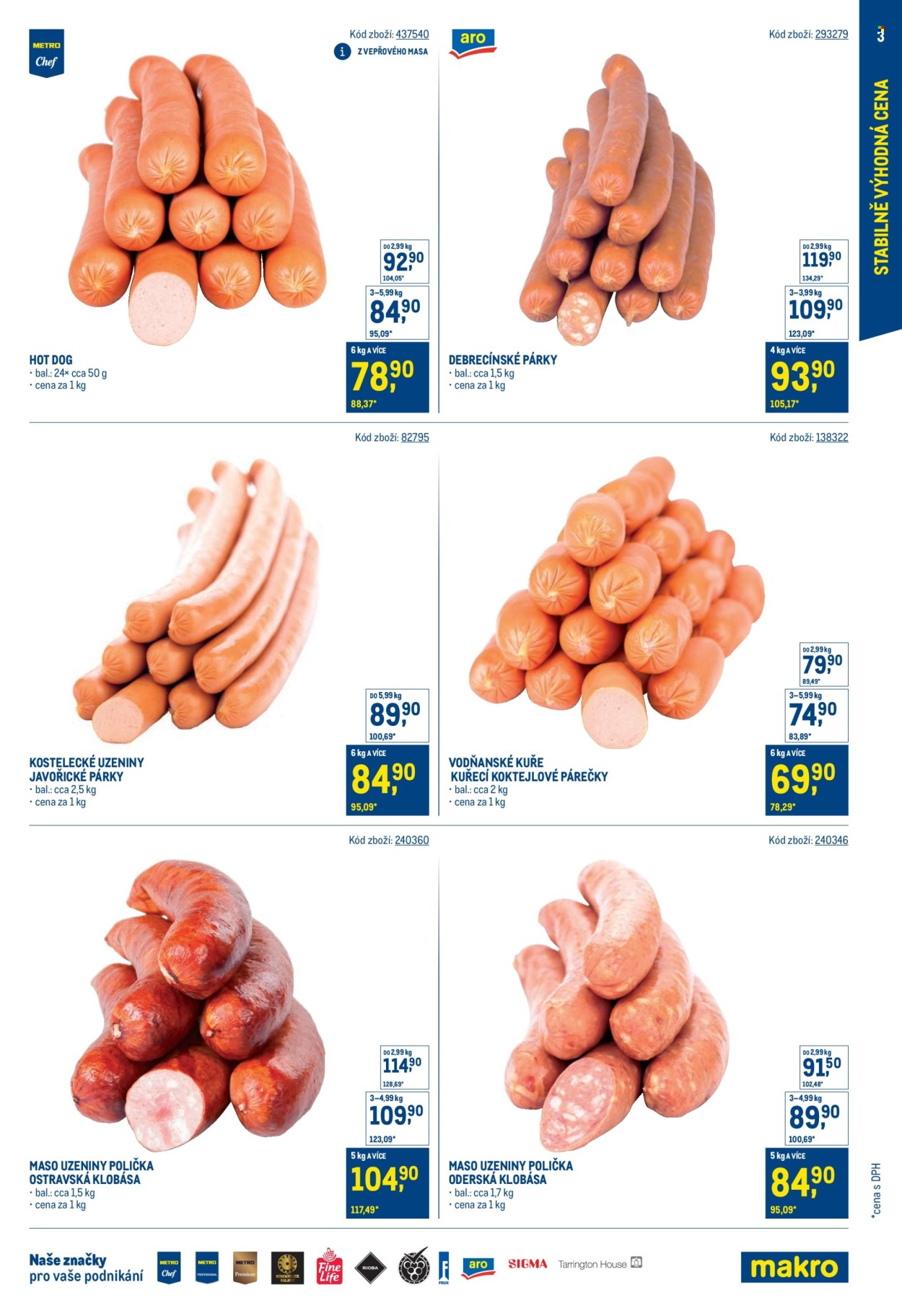 Leták MAKRO - 21. 5. 2025 - 29. 7. 2025. Strana 3