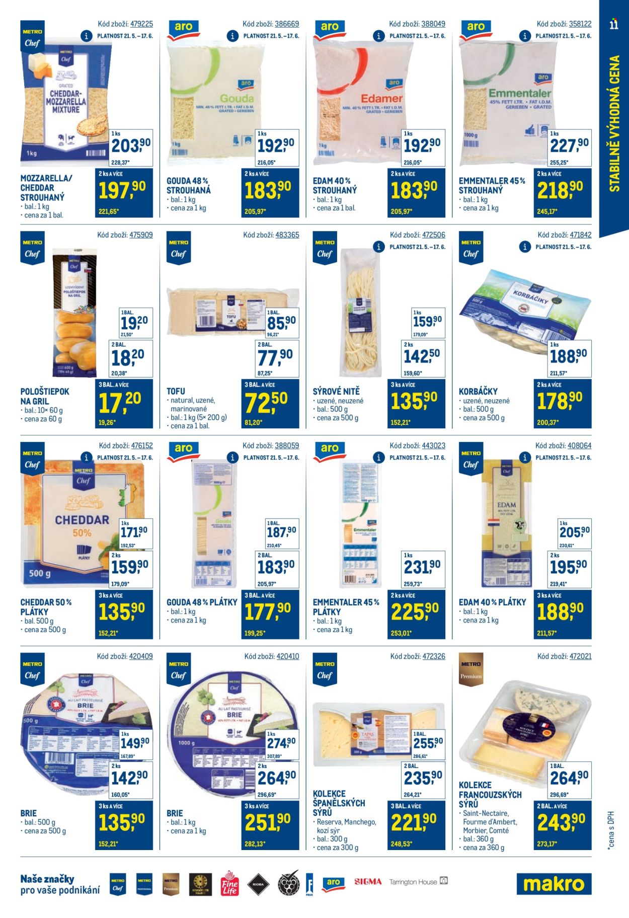 Leták MAKRO - 21. 5. 2025 - 29. 7. 2025. Strana 11