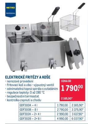 ELEKTRICKÉ FRITÉZY A KOŠE