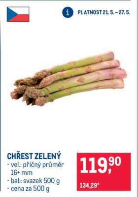 Chřest zelený