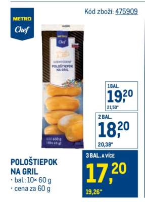 Pološtiepok na gril