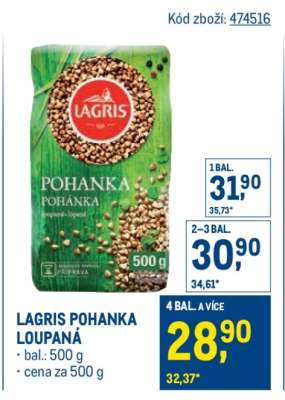 Lagris pohanka loupaná