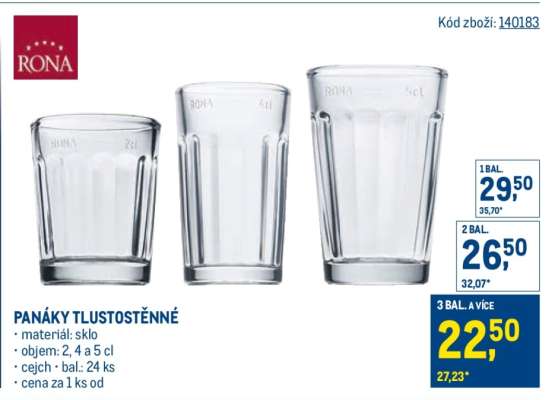 PANÁKY TLUSTOSTĚNNÉ