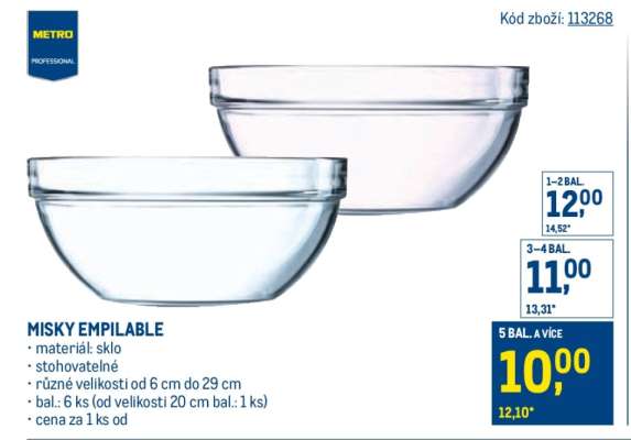 Misky Empilable