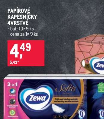 PAPÍROVÉ KAPESNÍČKY 4VRSTVÉ