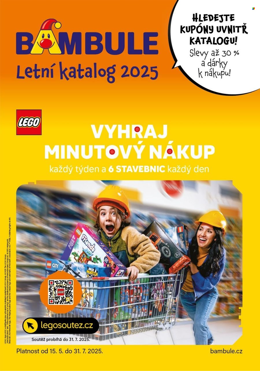 Leták Bambule - 15. 5. 2025 - 31. 7. 2025. Strana 1