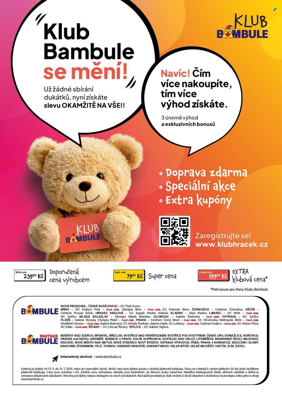 Leták Bambule - 15. 5. 2025 - 31. 7. 2025. Strana 2