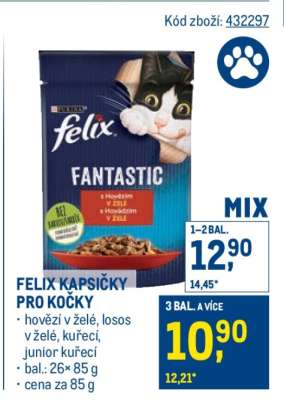 Felix kapsičky pro kočky