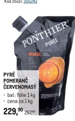 PYRÉ POMERANČ ČERVENOMASÝ
