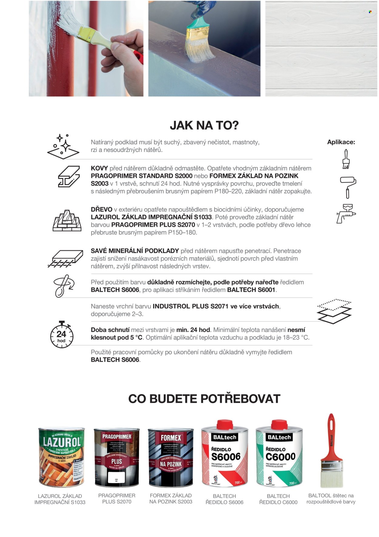 Leták Barvy a laky. Strana 7