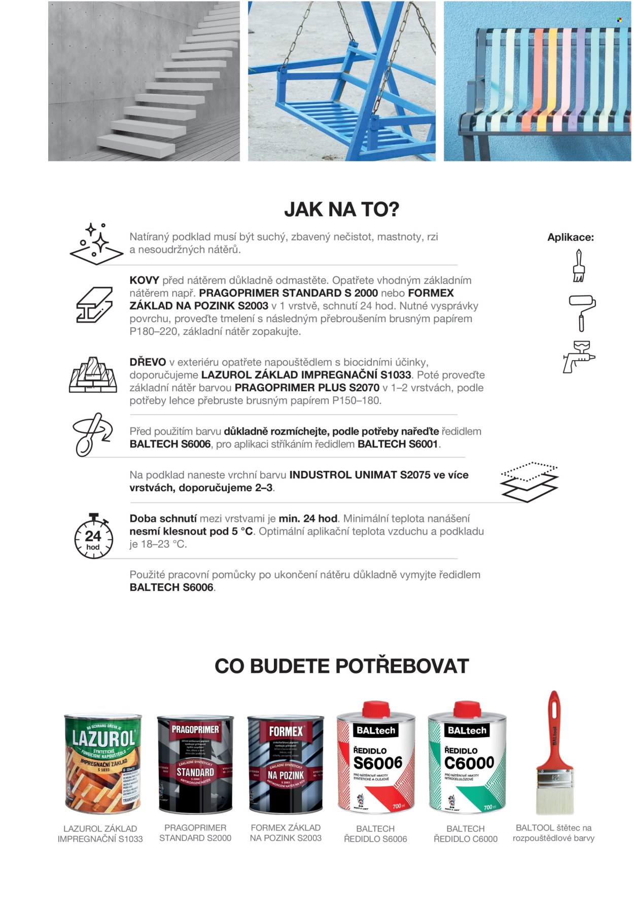 Leták Barvy a laky. Strana 11