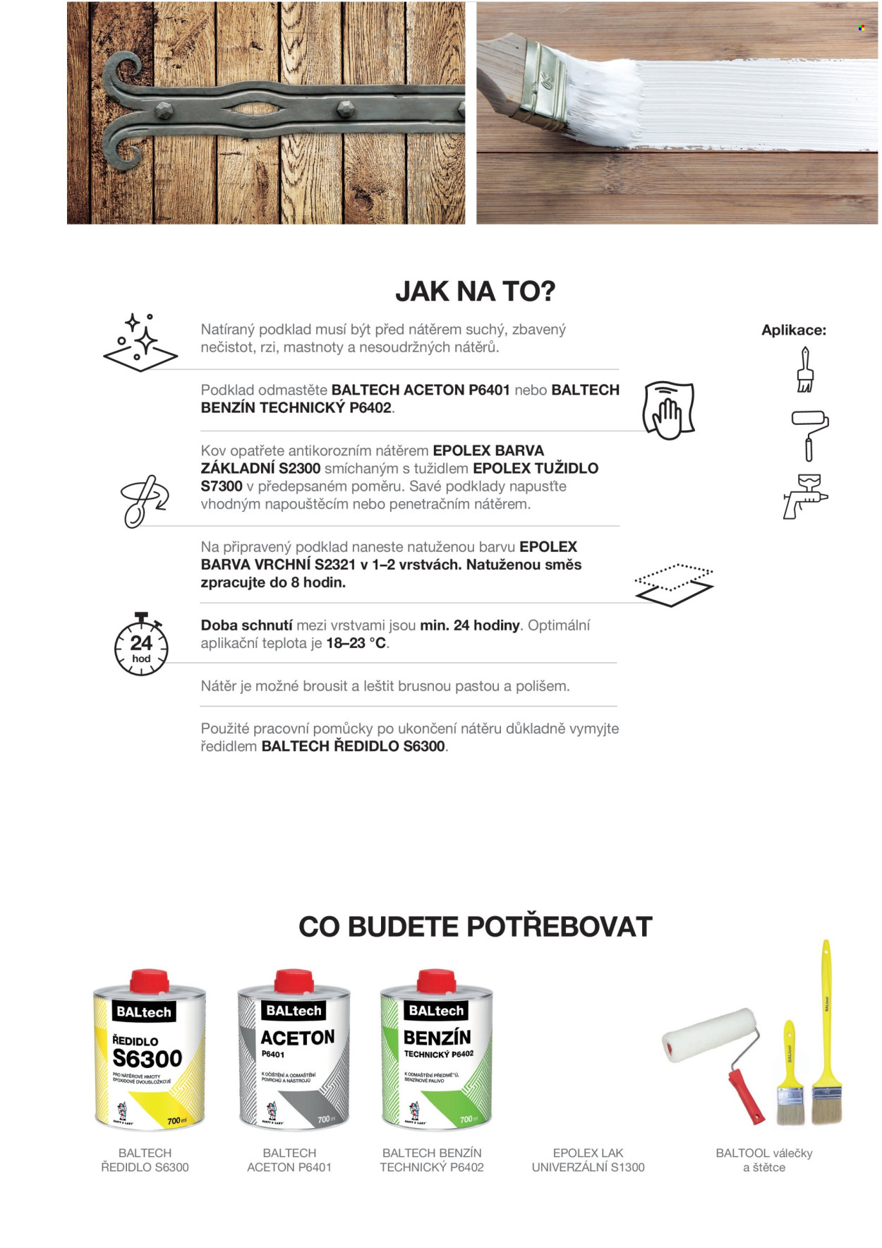 Leták Barvy a laky. Strana 19