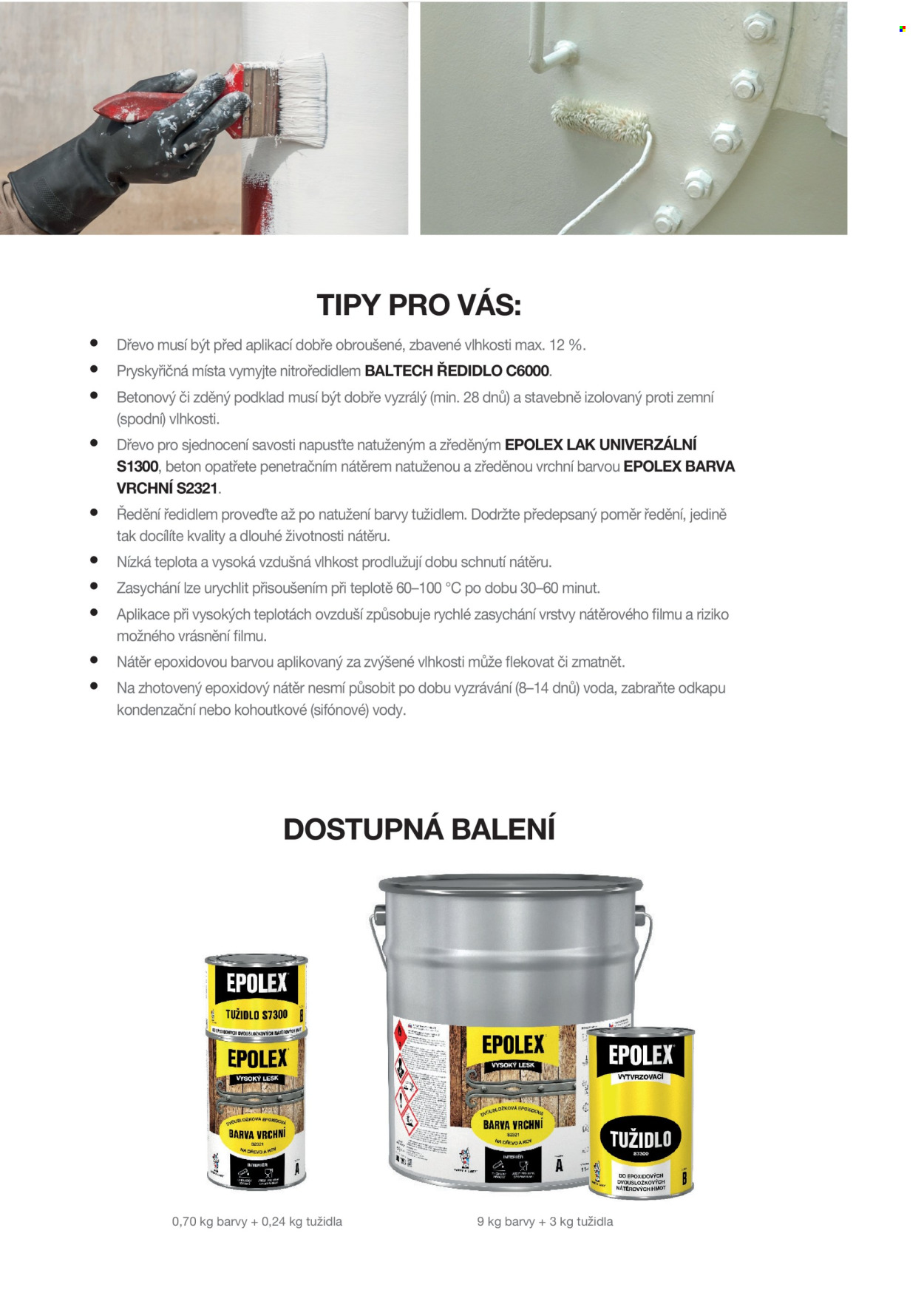 Leták Barvy a laky. Strana 20