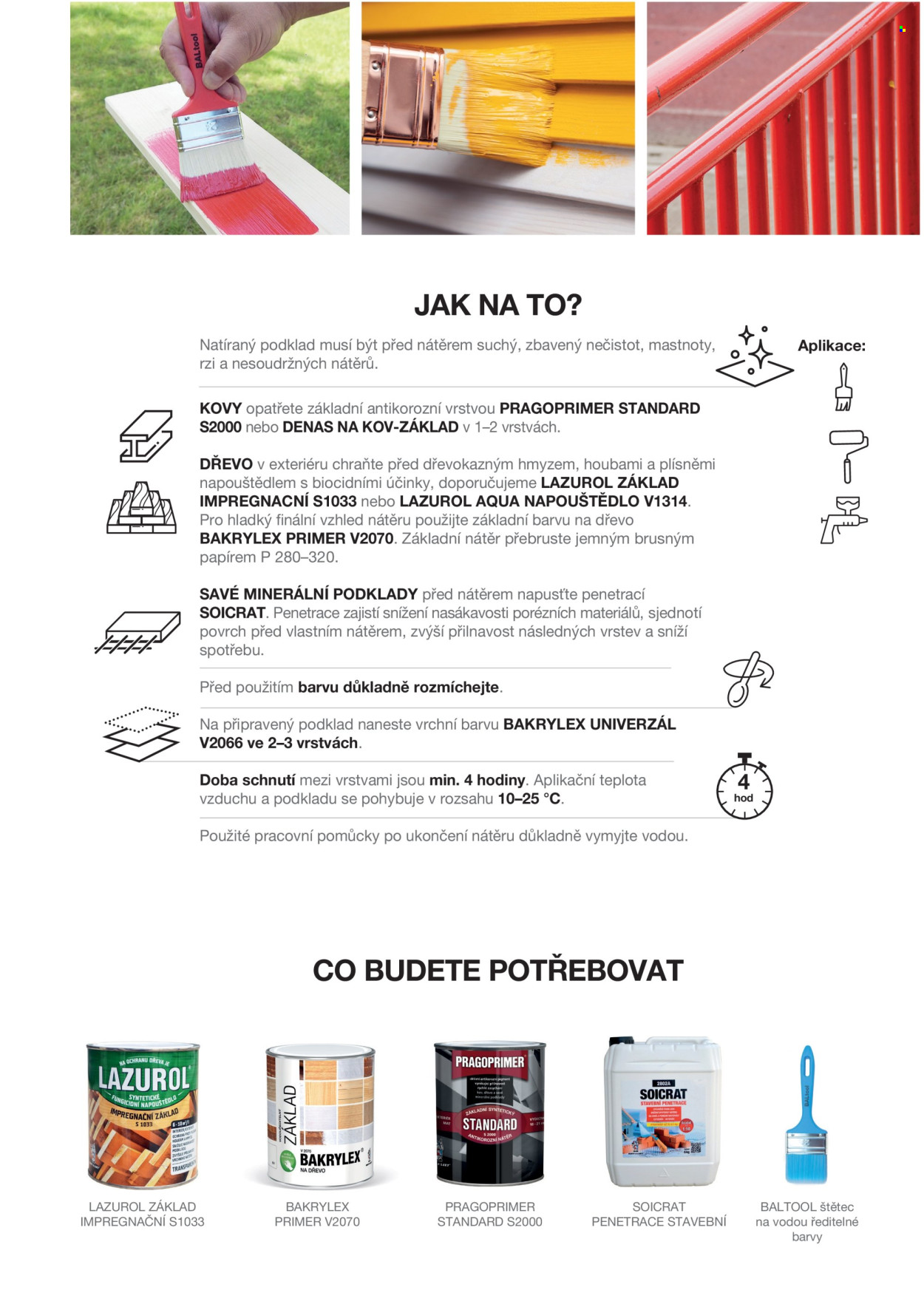 Leták Barvy a laky. Strana 23