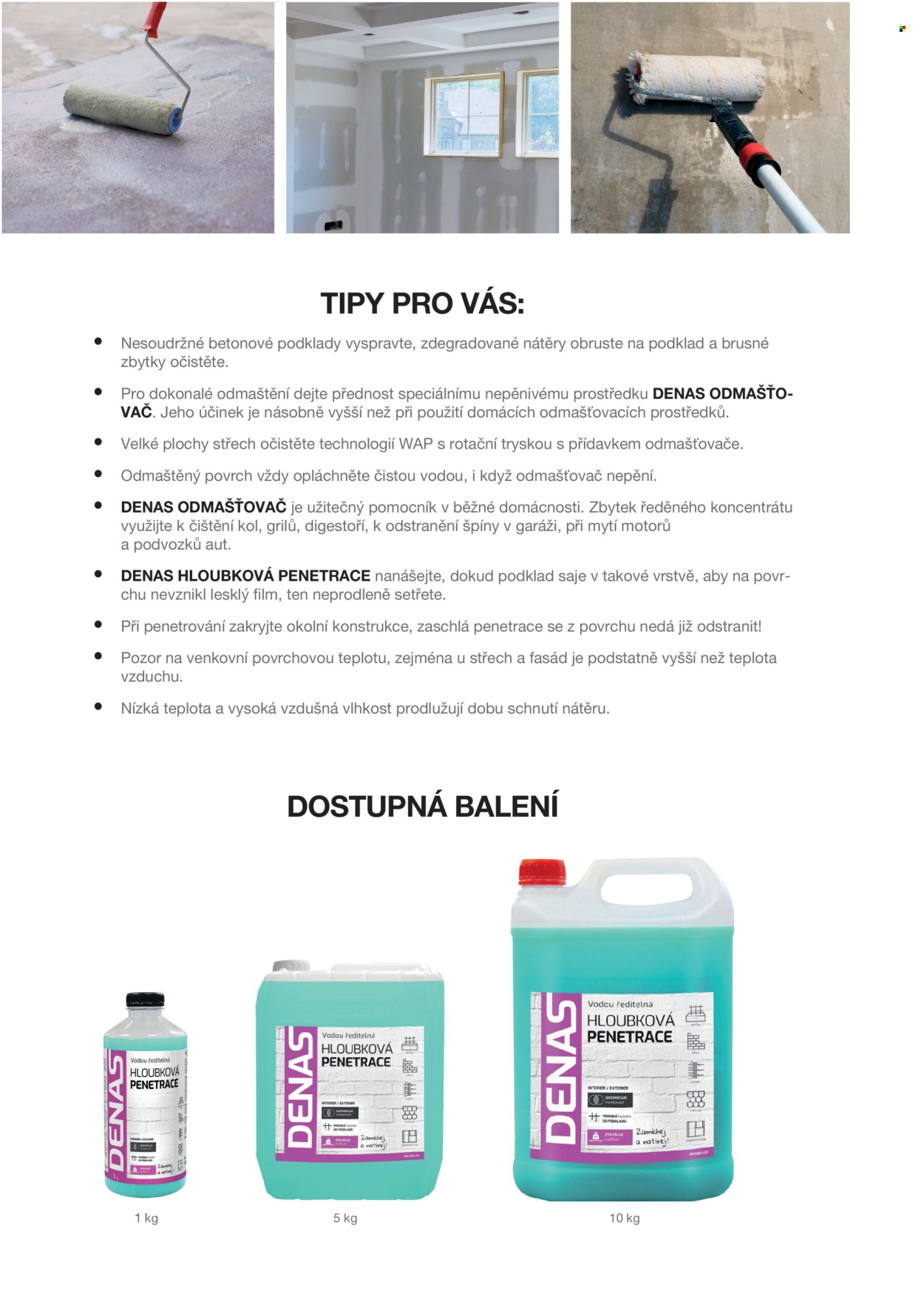 Leták Barvy a laky. Strana 8