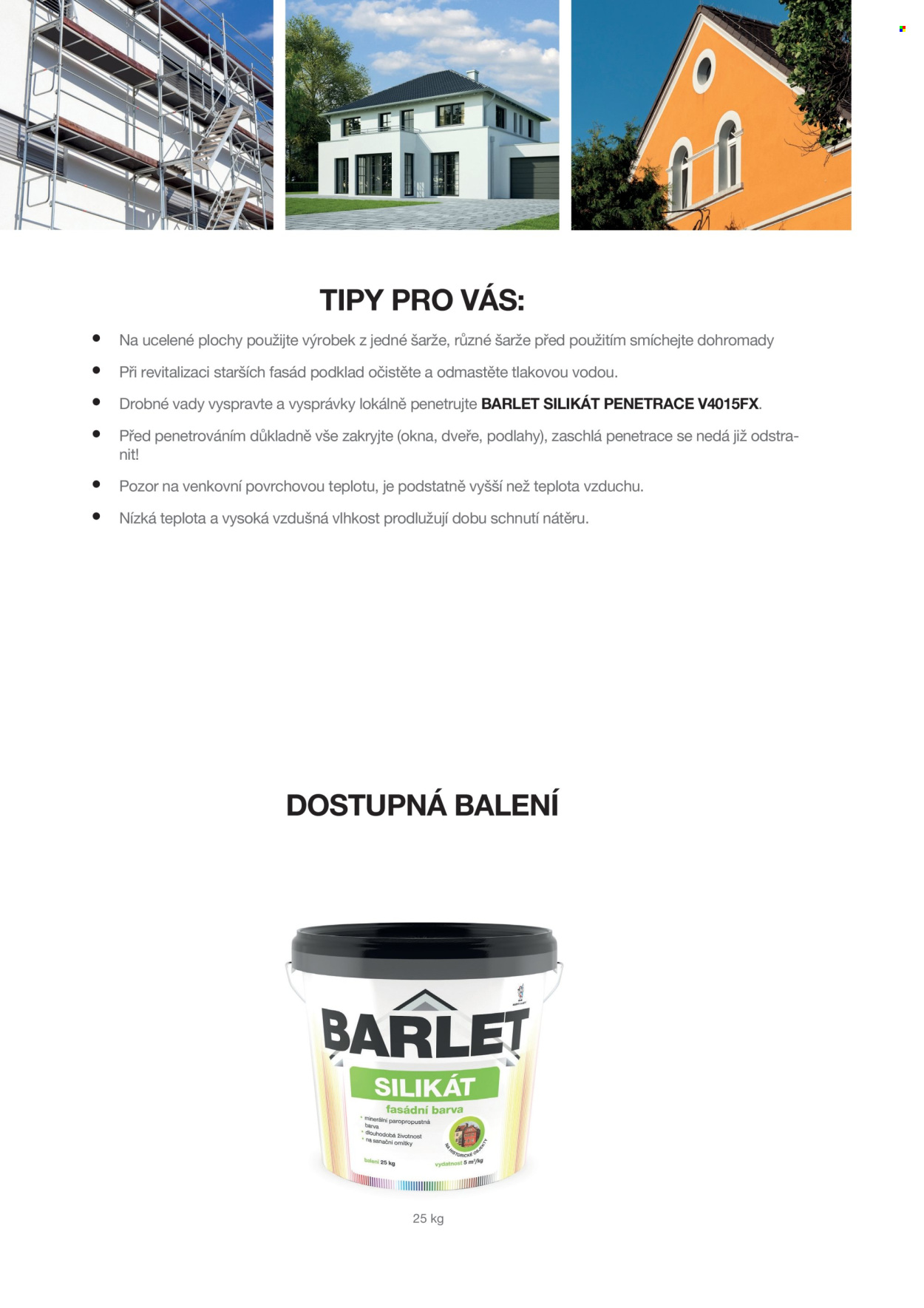 Leták Barvy a laky. Strana 8