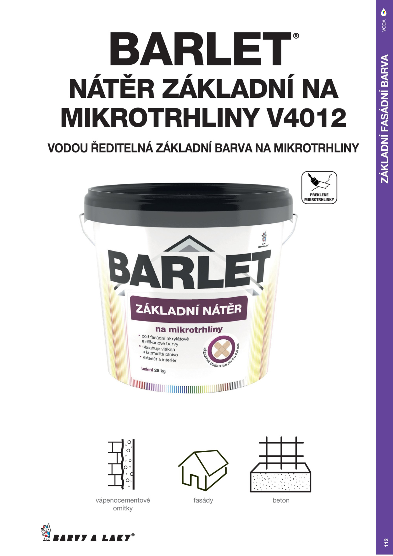 Leták Barvy a laky. Strana 25