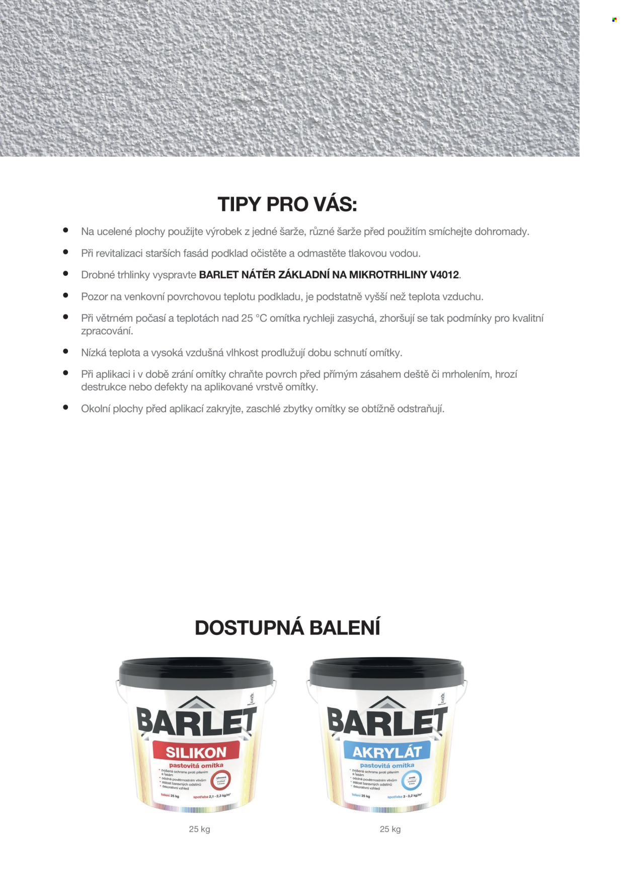 Leták Barvy a laky. Strana 36