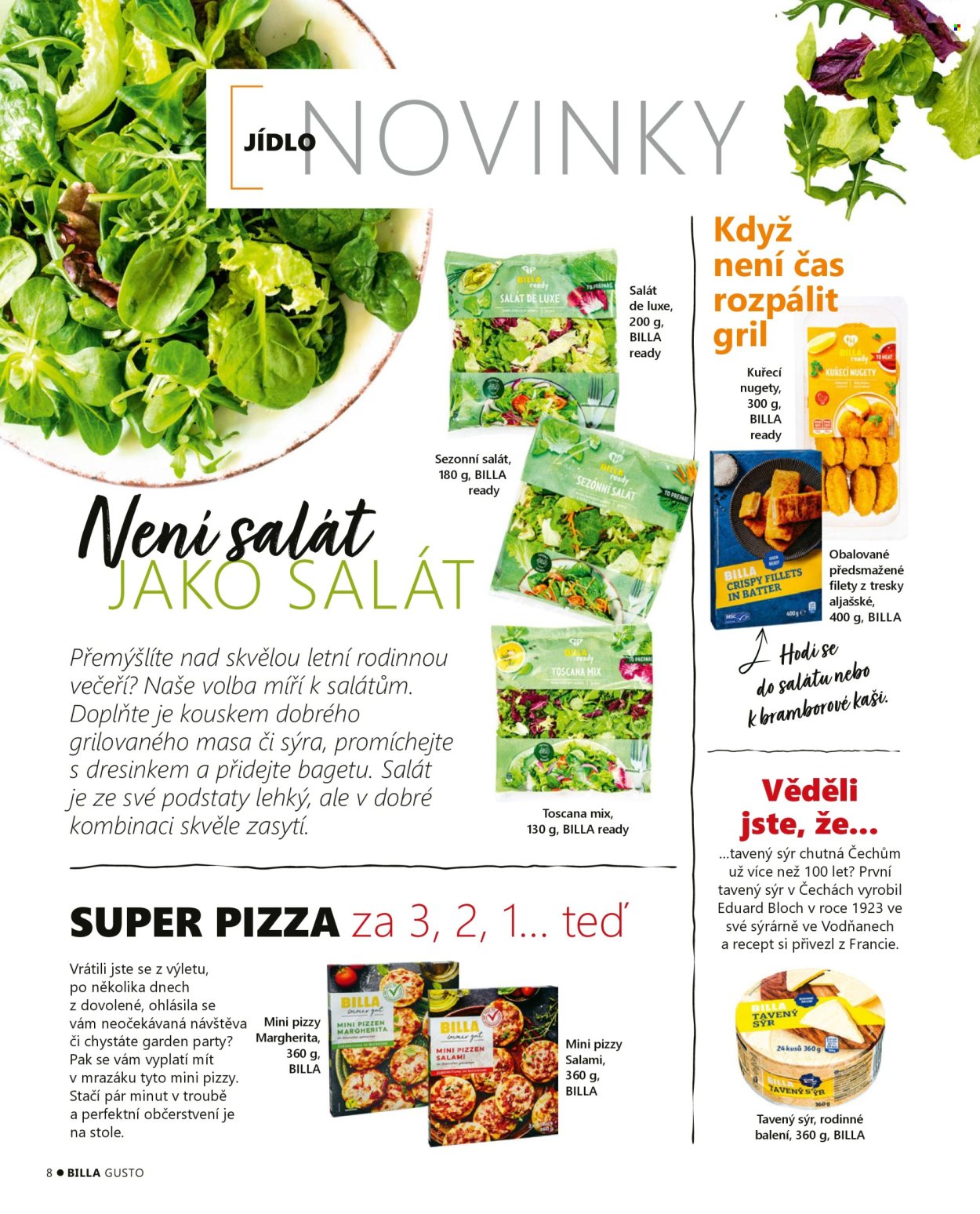 Leták BILLA. Strana 8