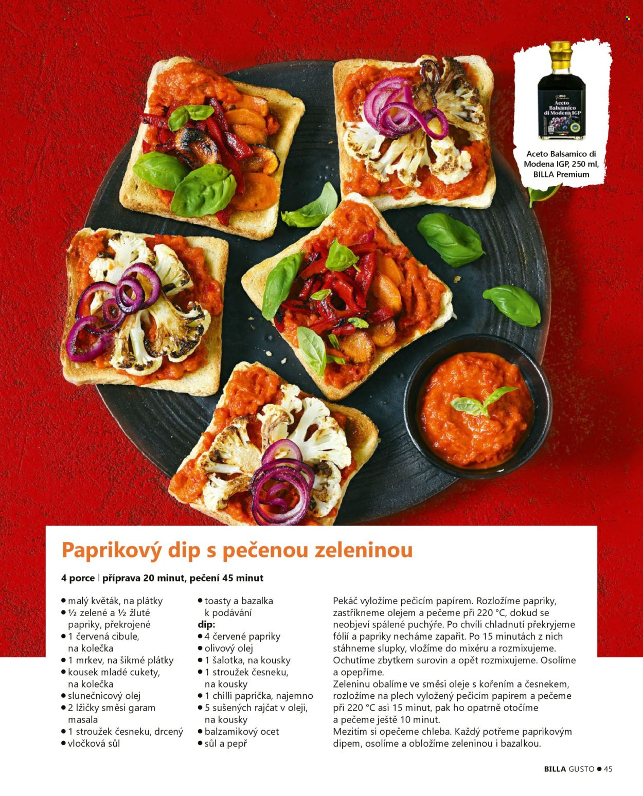 Leták BILLA. Strana 45