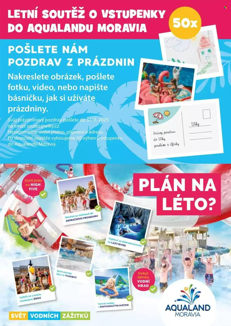 Leták WIKY - 3. 6. 2025 - 31. 7. 2025. Strana 2