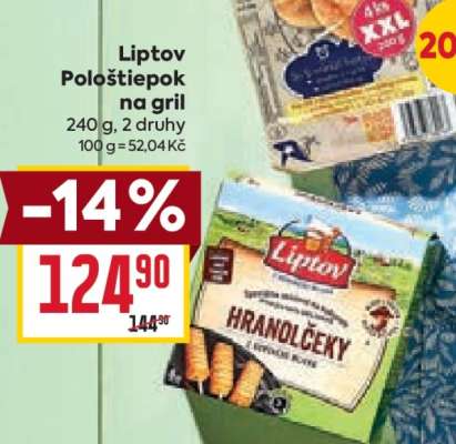Liptov Pološtiepok na gril