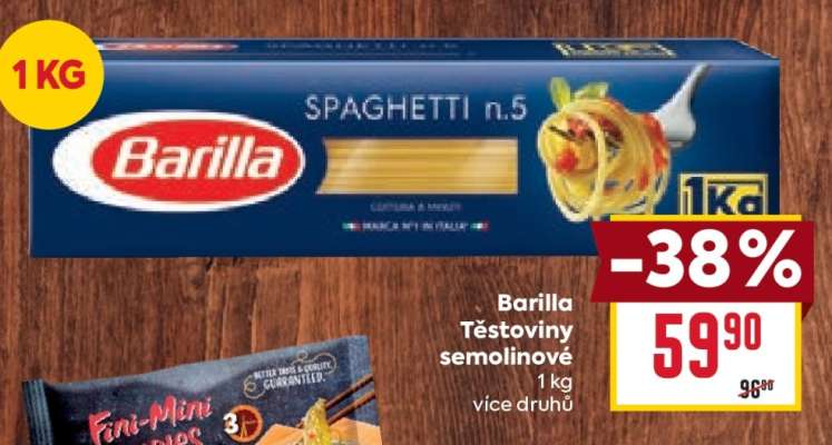 Barilla Těstoviny semolinové
