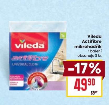 Vileda Actifibre mikrohadřík