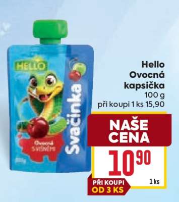 Hello ovocná kapsička