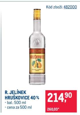 R. JELÍNEK HRUŠKOVICE 40 %