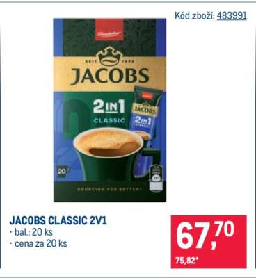 JACOBS CLASSIC 2V1