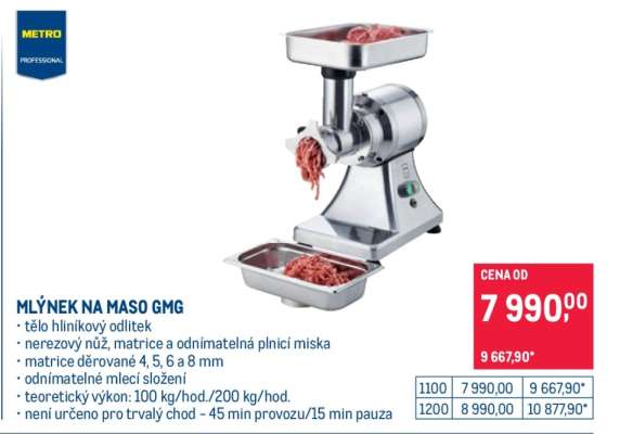 MLÝNEK NA MASO GMG