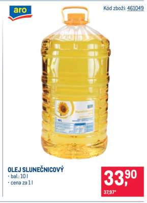 Olej slunečnicový