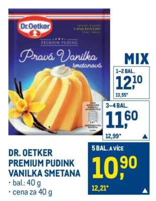 DR. OETKER PREMIUM PUDINK VANILKA SMETANA