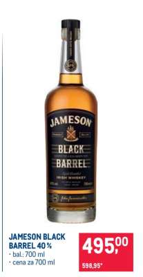 Jameson Black Barrel 40 %