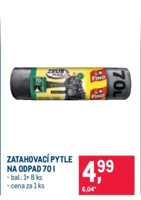 ZATAHOVACÍ PYTLE NA ODPAD 70 l