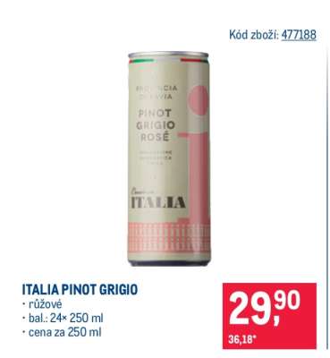 ITALIA PINOT GRIGIO
