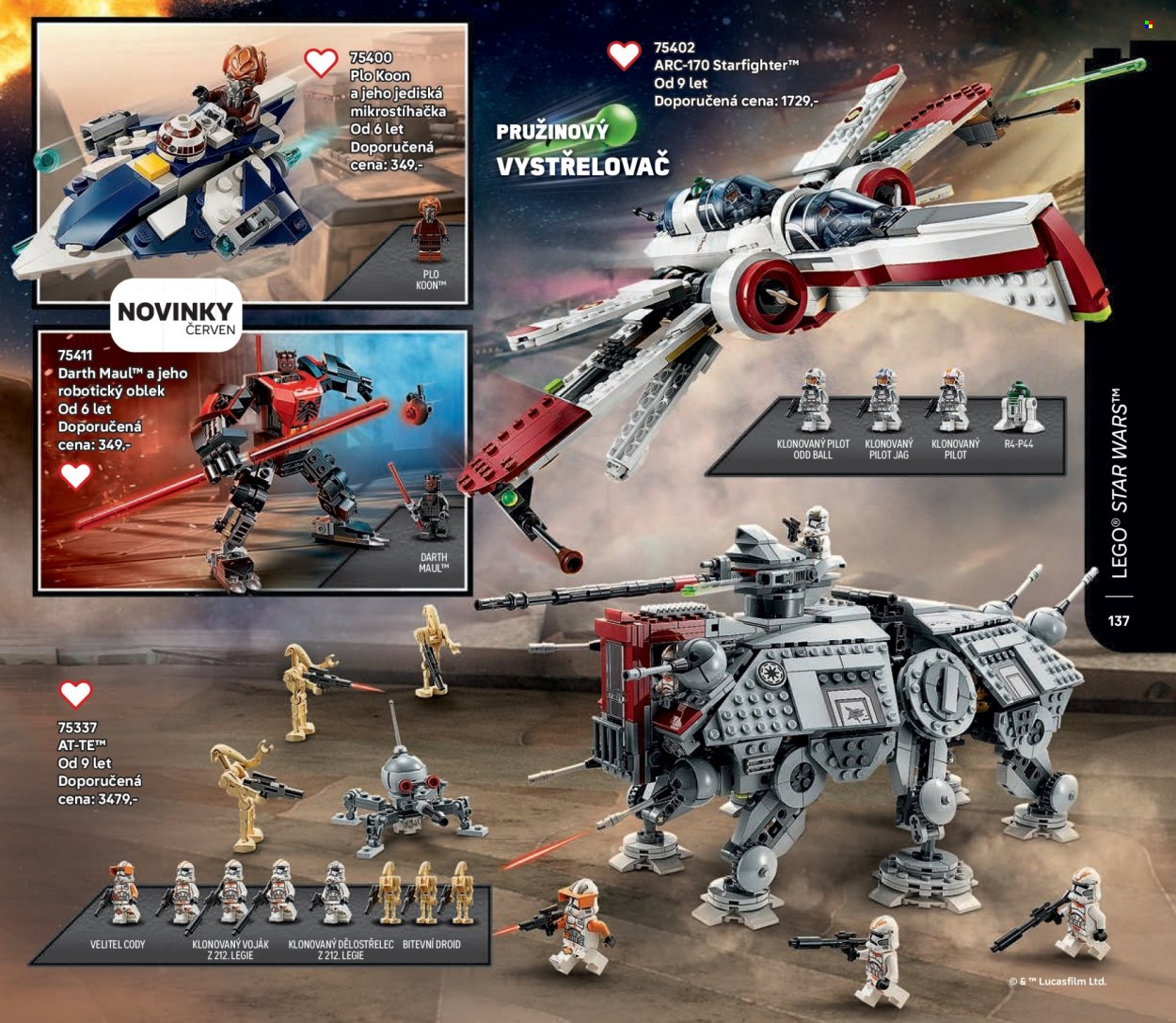 Leták LEGO - 1. 6. 2025 - 31. 12. 2025. Strana 137