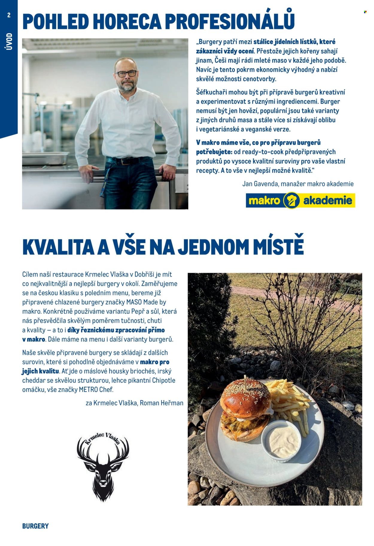 Leták MAKRO. Strana 2