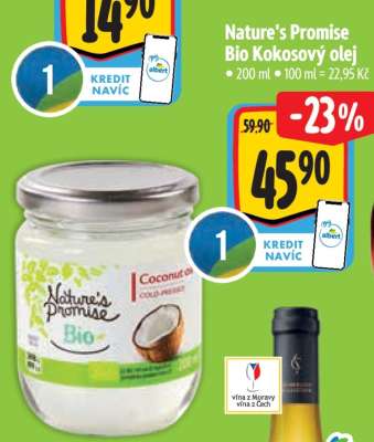 Nature’s Promise Bio Kokosový olej