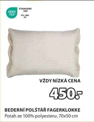 BEDERNÍ POLŠTÁŘ FAGERKLOKKE