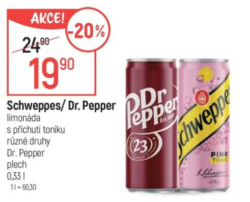 SCHWEPPES/DR. PEPPER