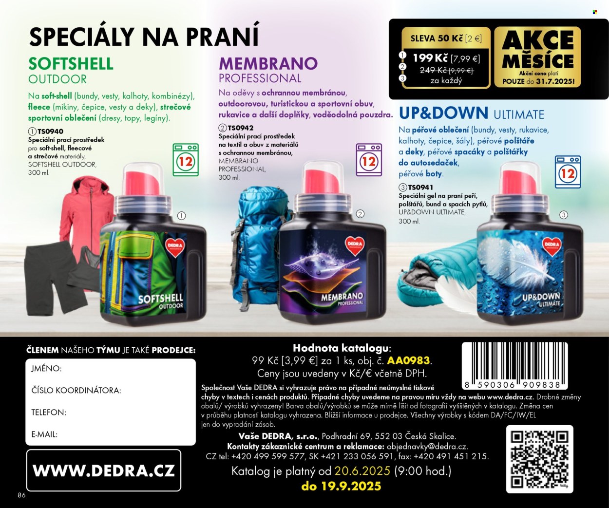Leták Dedra - 20. 6. 2025 - 19. 9. 2025. Strana 86