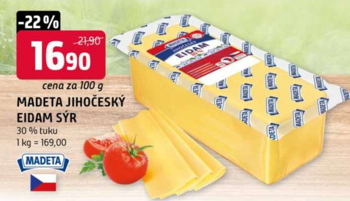 MADETA Jihočeský Eidam sýr
