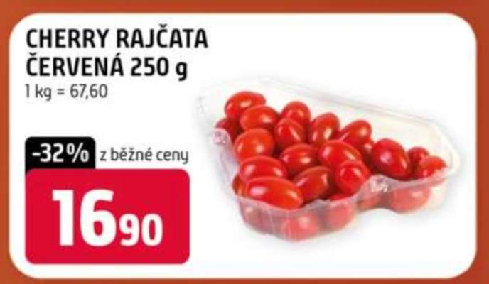 Cherry rajčata červená 250 g