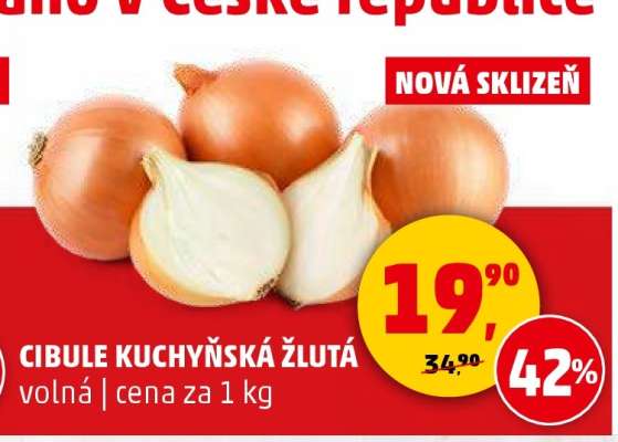 Cibule kuchyňská žlutá