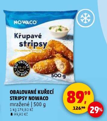 OBALOVANÉ KUŘECÍ STRIPSY NOWACO