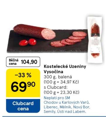 Kostelecké uzeniny Vysočina
