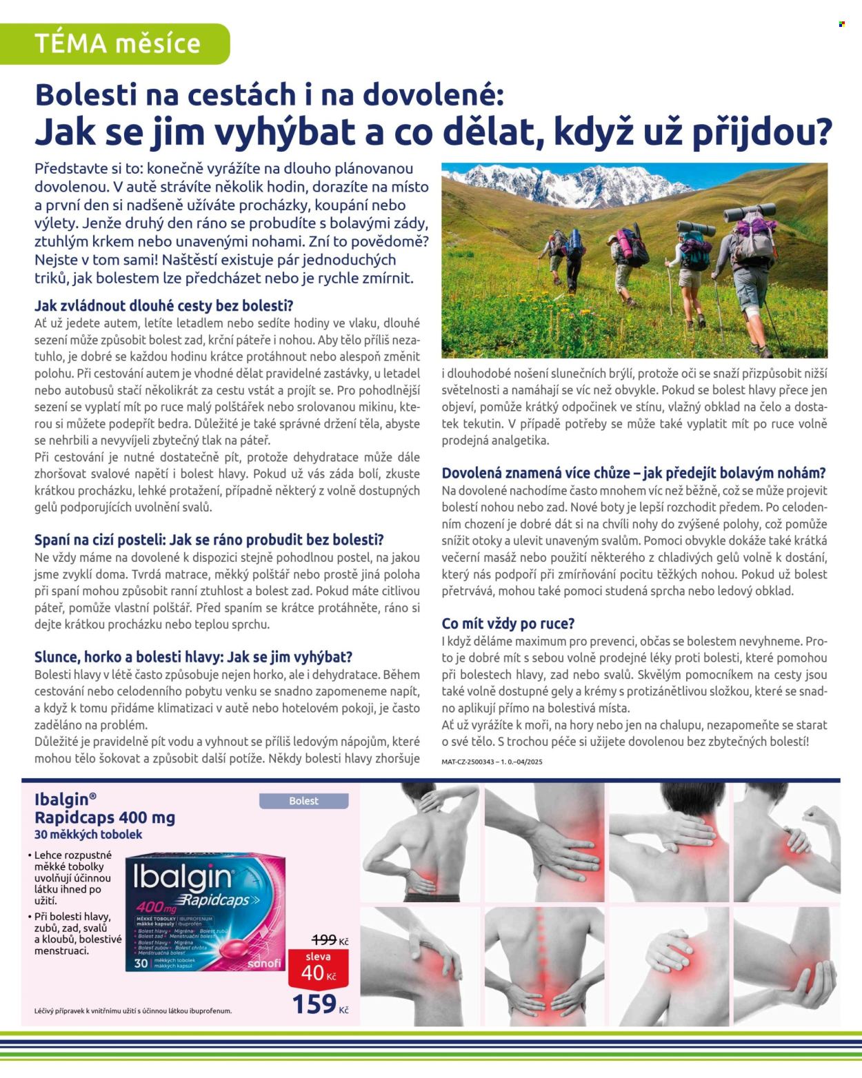 Leták BENU Lékárna - 1. 7. 2025 - 31. 8. 2025. Strana 8